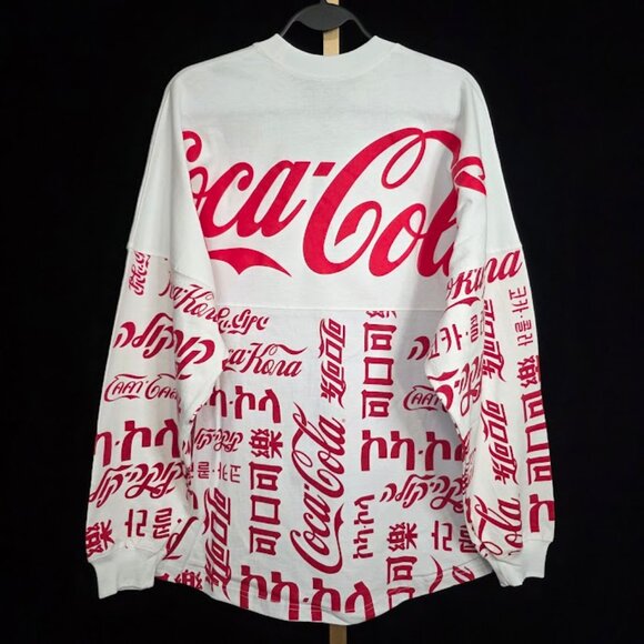 NWT Coca-Cola® and Spirit Jersey® Languages Long Sleeve M - Picture 7 of 11